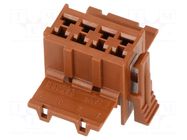 Connector: wire-wire/PCB; tachograph; plug; female; Junior Timer TE Connectivity