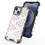 Honeycomb Case armor cover with TPU Bumper for iPhone 13 mini red, Hurtel