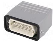 Connector: HDC; plug; male; EPIC KIT; PIN: 10; 16A; 250V; 10+PE; M20 LAPP