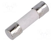 Fuse: fuse; 630mA; 250VAC; time-lag; ceramic,cylindrical; 5x20mm CONQUER ELECTRONIC