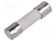 Fuse: fuse; time-lag; 1.6A; 500VAC; ceramic,cylindrical; 5x20mm CONQUER ELECTRONIC