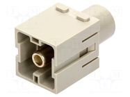 Connector: HDC; module; male; 200A; 1000V; Han-Modular®; PIN: 1 HARTING