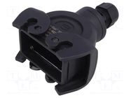 Enclosure for connectors: HDC; size 10B; for cable; Han-Eco® B HARTING