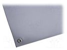 Bench mat; ESD; L: 1.2m; W: 0.6m; Thk: 2.4mm; PVC,vinyl; grey; <40MΩ COBA EUROPE