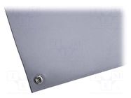 Bench mat; ESD; L: 3m; W: 1.2m; Thk: 2.4mm; PVC,vinyl; grey; <40MΩ COBA EUROPE