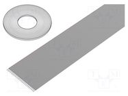 Wire: ribbon; 1.27mm; stranded; Cu; unshielded; PVC; grey; 100m HARTING