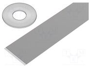 Wire: ribbon; 1.27mm; stranded; Cu; unshielded; PVC; grey; 91.5m 3M