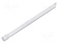 Fiber for LED; Ø3.2mm; L: 43.7mm; round; Front: flat; angular MENTOR