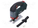 Jigsaw; Power supply: rechargeable battery Li-Ion 18V x1 METABO