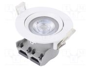 Lamp: LED spotlight; 220/240VAC; 5W; neutral white; 36°; 4000K TUNGSRAM