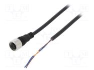 Connection lead; M12; PIN: 2; straight; 2m; plug; Insulation: PVC AUTONICS