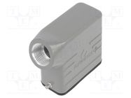 Enclosure: for HDC connectors; size D10A; for cable; for latch DEGSON ELECTRONICS