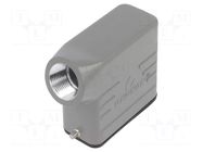 Enclosure for connectors: HDC; angled; size D10A; for cable; IP65 DEGSON ELECTRONICS