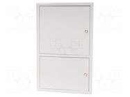 Enclosure: for modular components; IP40; plaster embedded; white ETI POLAM