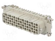 Connector: HDC; contact insert; female; DD; PIN: 64; 64+PE; crimped DEGSON ELECTRONICS