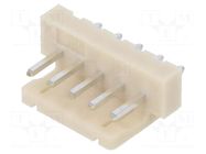 Connector: wire-board; socket; male; PIN: 5; DF1; 3A; 250V; straight HIROSE