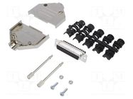 Connector: D-Sub; PIN: 25; female; straight; screw terminal AMPHENOL COMMUNICATIONS SOLUTIONS