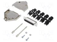 Connector: D-Sub; PIN: 25; female; straight; screw terminal AMPHENOL COMMUNICATIONS SOLUTIONS