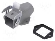 Enclosure for connectors: HDC; straight; size D3A; with latch DEGSON ELECTRONICS