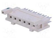 Connector: wire-board; plug; female; PIN: 6; DF1; straight; IDC; 1x6 HIROSE