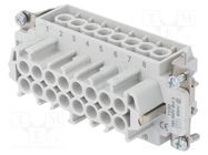 Connector: HDC; female; 500V; 16A; PIN: 16; Layout: 16+PE; 0.5÷2.5mm2 PHOENIX CONTACT