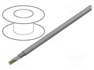 Wire; LiY-CY; 25x0.14mm2; shielded,tinned copper braid; PVC; grey HELUKABEL