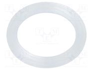 Gasket; polyetylene; Thk: 1.6mm; Øint: 12.1mm; Øout: 16.5mm; PG7 OBO BETTERMANN