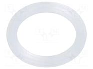 Gasket; polyetylene; Thk: 1.6mm; Øint: 12.1mm; Øout: 16.5mm; PG7 OBO BETTERMANN