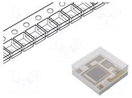 Programmable LED; RGB; SMD; 0707; 5VDC; 1.8x1.8x0.65mm; 120°; 5mA LUMEX