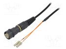 Fiber patch cord; PIN: 2; multi mode duplex (MM); bayonet; LC BULGIN