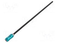 Holder; 1/4"; Overall len: 300mm; Mounting: 1/4" (C6,3mm) WOLFCRAFT