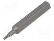 Screwdriver bit; Torx®; TX03; Overall len: 28mm; MICRO WIHA