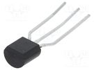 Thyristor; 600V; Ifmax: 1.25A; 0.8A; Igt: 200uA; TO92; THT; Ammo Pack STMicroelectronics