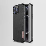 Dux Ducis Fino case covered with nylon material for iPhone 13 Pro Max black, Dux Ducis