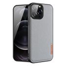 Dux Ducis Fino case covered with nylon material for iPhone 13 Pro Max gray, Dux Ducis