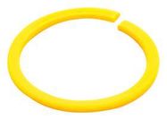CODING RING, THERMOPLASTIC, SIZE 16, YEL