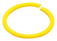 CODING RING, THERMOPLASTIC, SIZE 10, YEL
