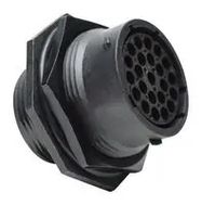 CIRCULAR CONNECTOR, RCPT, 23POS, JAM NUT