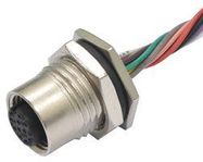 SENSOR CORD, M12 RCPT-FREE END, 7.87"