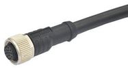 SENSOR CORD, M12 RCPT-FREE END, 3.3FT