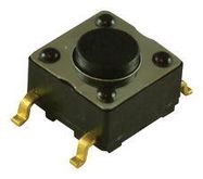 TACTILE SW, SPST, 0.05A, 12VDC, SMD