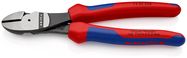 KNIPEX 74 02 200 High Leverage Diagonal Cutter with comfort handles black atramentized 200 mm