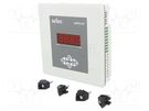 Meter: power factor controller; on panel; LED; 4-digit; 40÷300V SELEC