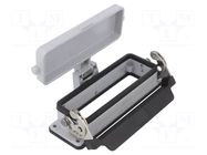 Enclosure for connectors: HDC; size 104.27; for panel mounting ILME