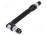 Screwdriver handle; angular; HEX 1/4"; Holder: C6,3mm; 102mm WOLFCRAFT