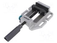 Machine vice; Jaws width: 85mm; Jaws opening max: 80mm; aluminium WOLFCRAFT
