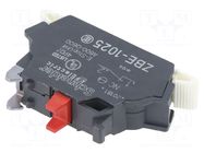 Contact block; 22mm; Harmony XB4; front fixing; spring clamps SCHNEIDER ELECTRIC