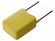 Capacitor: ceramic; MLCC,monolithic; 1uF; 50V; X8L; ±10%; THT; tape KEMET