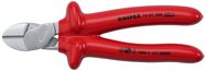 KNIPEX 74 07 200 High Leverage Diagonal Cutter with dipped insulation, VDE-tested chrome-plated 200 mm