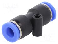 Push-in fitting; straight,inline splice; -0.95÷15bar; PBT PNEUMAT